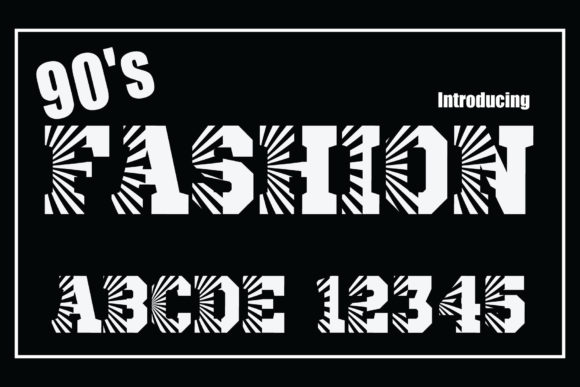 90's Fashion Font - Featured Image