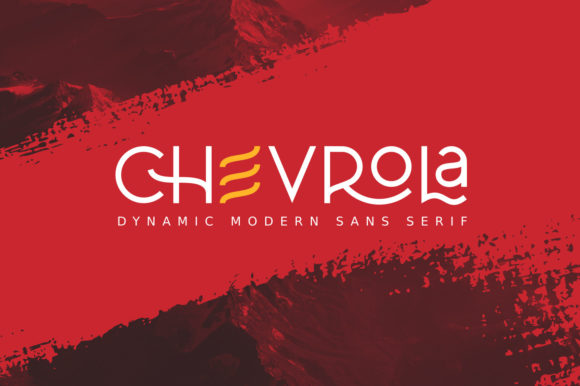 AL Chevrola Font - Featured Image
