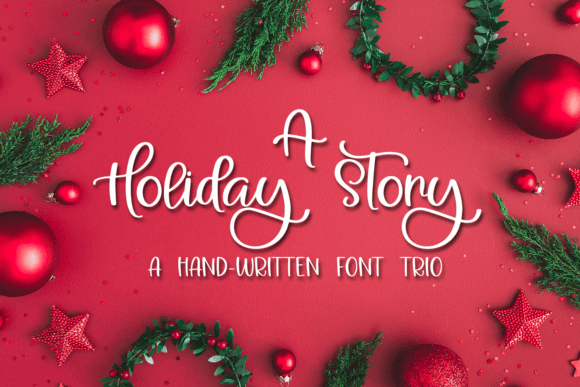 A Holiday Story Font - Featured Image