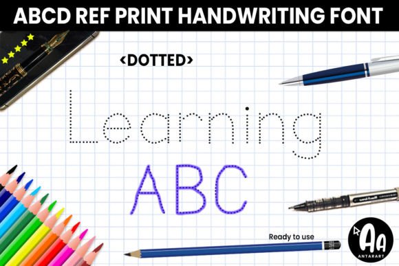 Abcd Ref Dotted Font - Featured Image
