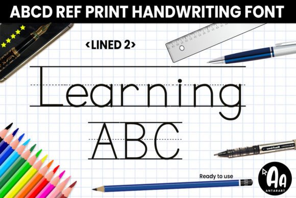 Abcd Ref Lined2 Font - Featured Image