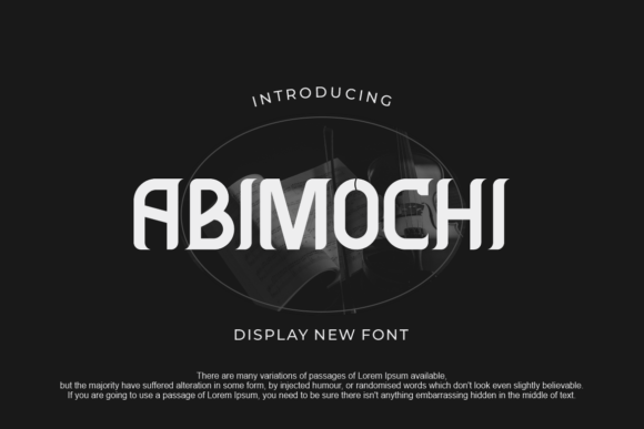 Abimochi Font - Featured Image