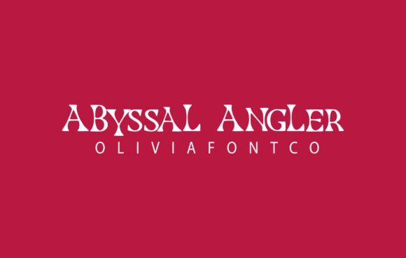Abyssal Angler Font - Featured Image