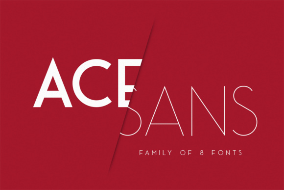 Ace Sans Family Font - Featured Image