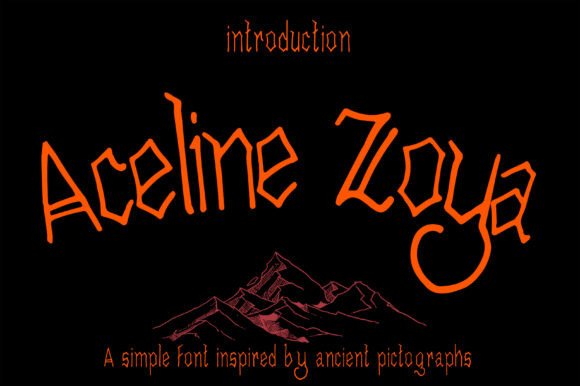 Aceline Zoya Font - Featured Image