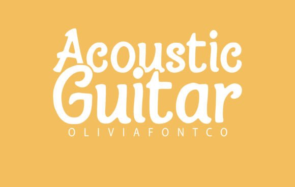 Acoustic Guitar Font - Featured Image