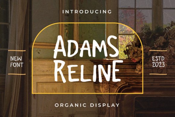 Adams Reline Font - Featured Image