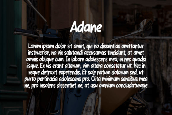 Adane Font - Featured Image