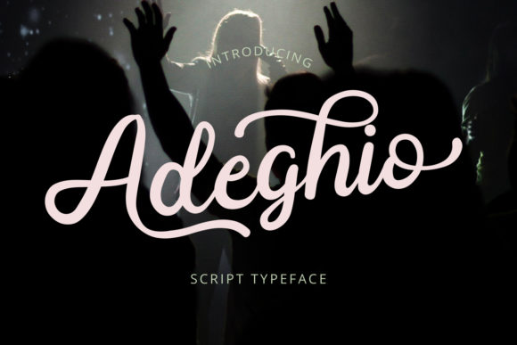 Adeghio Font - Featured Image