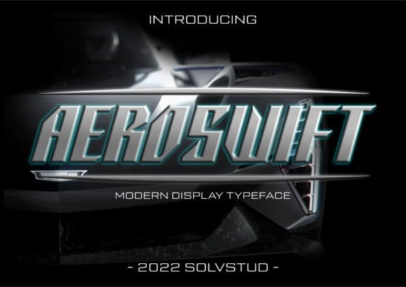 Aeroswift Font - Featured Image