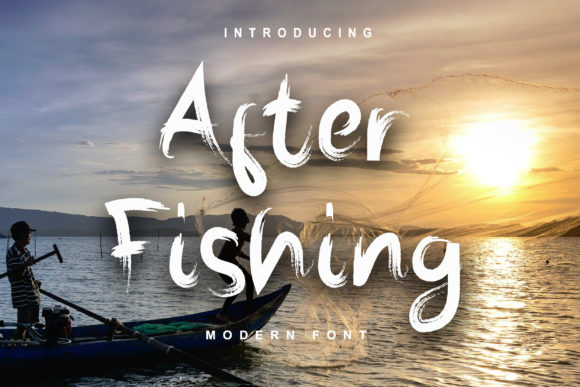 After Fishing Font - Featured Image