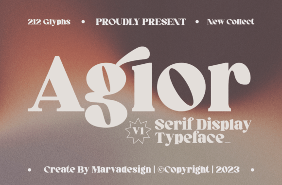 Agior Font - Featured Image