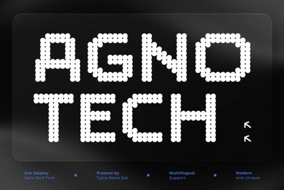 Agnotech Font - Featured Image
