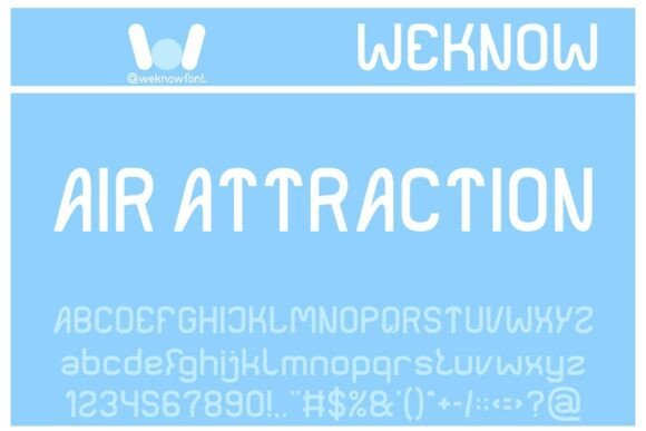 Air Attraction Font - Featured Image