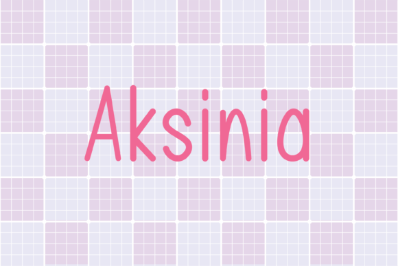 Aksinia Font - Featured Image