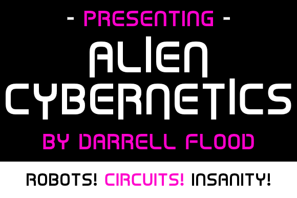 Alien Cybernetics Font - Featured Image