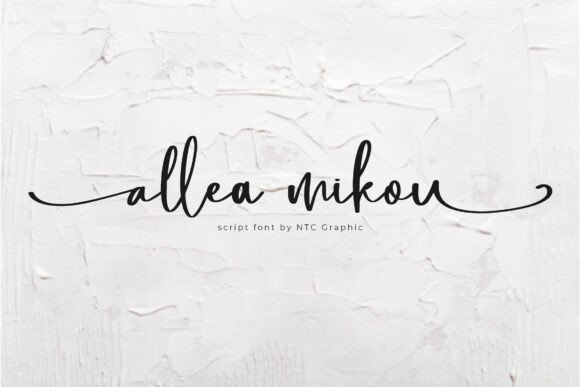 Allea Mikou Font - Featured Image