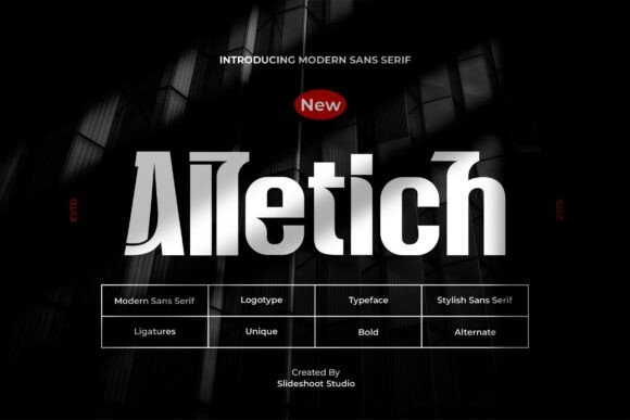 Alletich Font - Featured Image