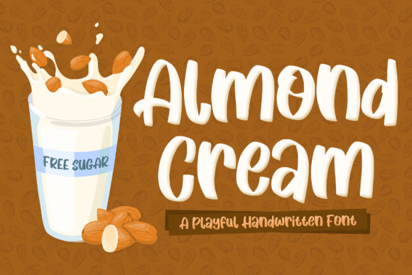 Almond Cream Font - Featured Image
