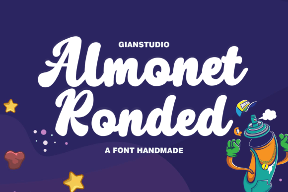 Almonet Ronded Font - Featured Image