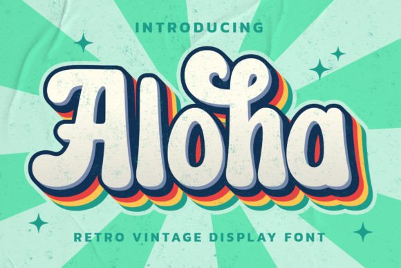Aloha Display Font - Featured Image