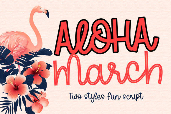 Aloha March Font - Featured Image
