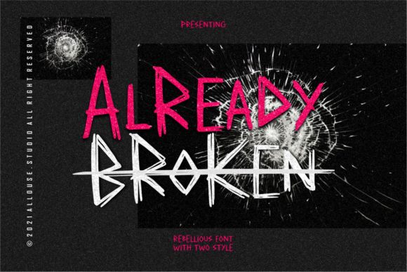 Already Broken Font - Featured Image