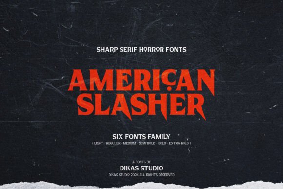 American Slasher Font - Featured Image