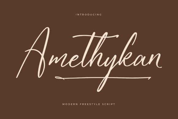 Amethykan Font - Featured Image