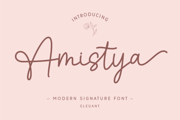 Amistya Font - Featured Image