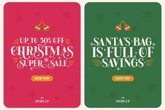 Amour Christmas Font - Featured Image
