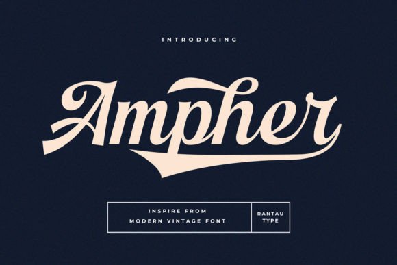 Ampher Font - Featured Image