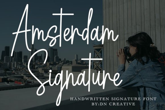 Amsterdam Signature Font - Featured Image