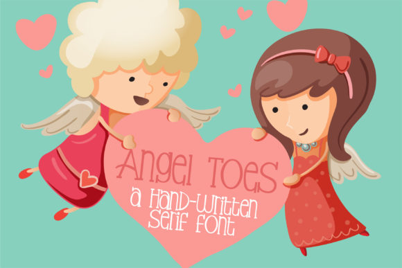 Angel Toes Font - Featured Image