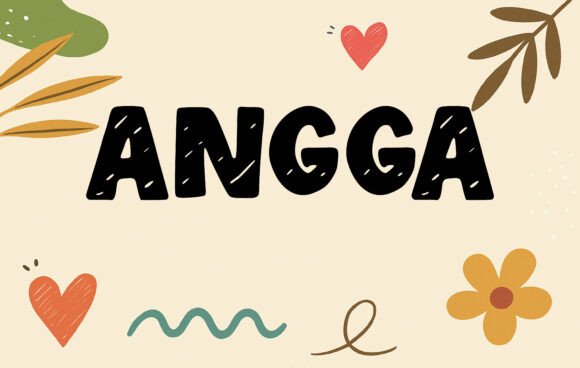Angga Font - Featured Image