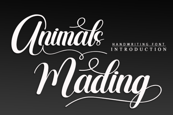 Animals Mading Font - Featured Image