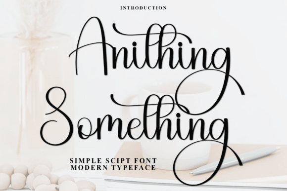 Anithing Something Font - Featured Image