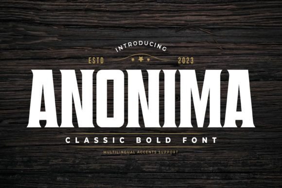 Anonima Font - Featured Image