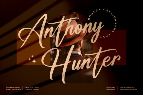 Anthony Hunter Font - Featured Image