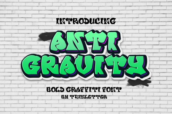 Anti Gravity Font - Featured Image