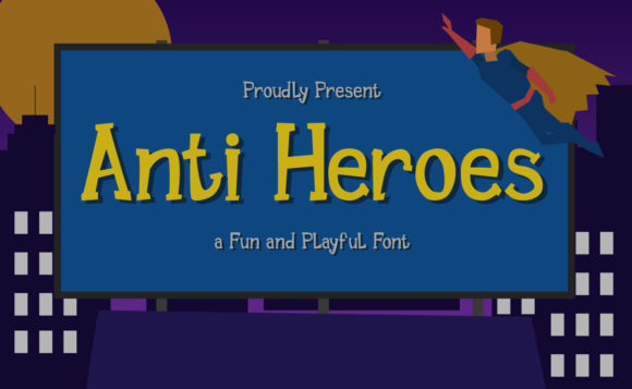 Anti Heroes Font - Featured Image