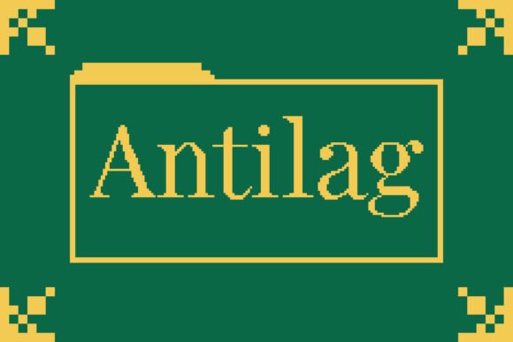 Antilag Font - Featured Image