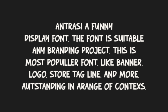 Antrasi Font - Featured Image