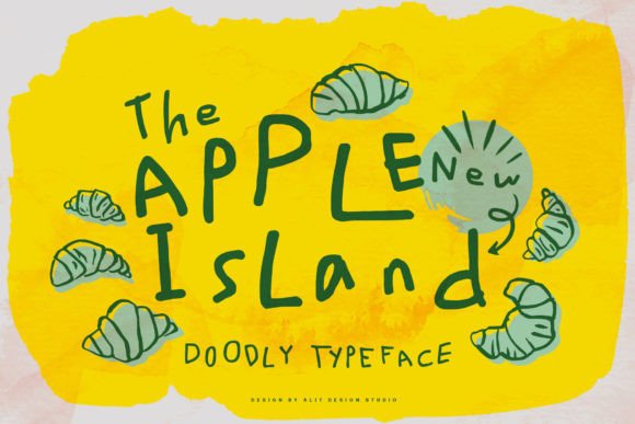 Apple New Island Font - Featured Image
