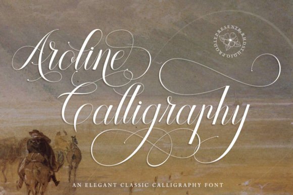 Aroline Calligraphy Font - Featured Image