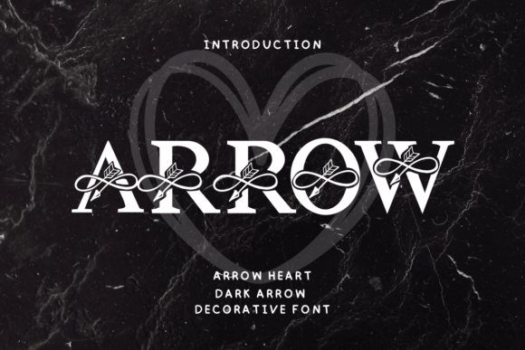 Arrow Heart Font - Featured Image