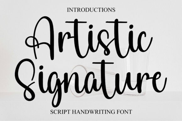 Artistic Signature Font - Featured Image