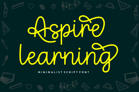 Aspire Learning Font - Featured Image