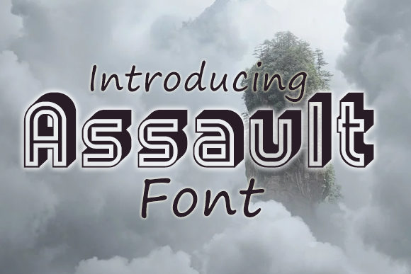 Assault Font - Featured Image