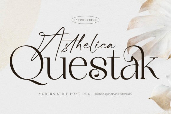 Asthelica Questak Font - Featured Image